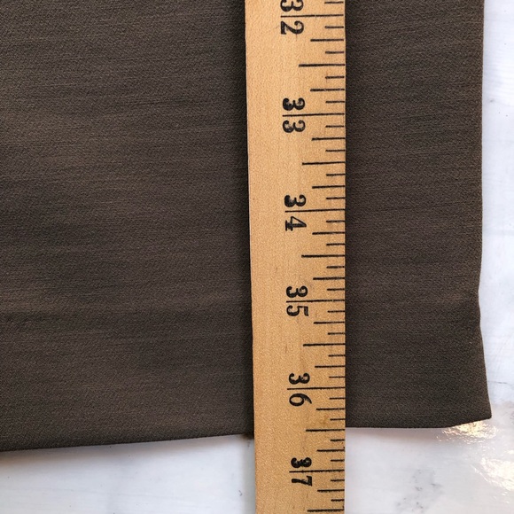 R Label The Reset Side Zip Skinny Pants Olive Green Work Office Pant NEW Large - Picture 8 of 15